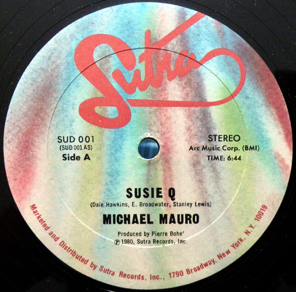 Michael Mauro - Susie Q / When You Touch Me, I Love (12", Single) (Very Good Plus (VG+)) - Image 3