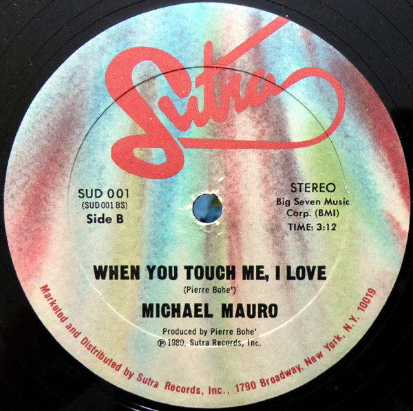 Michael Mauro - Susie Q / When You Touch Me, I Love (12", Single) (Very Good Plus (VG+)) - Image 4