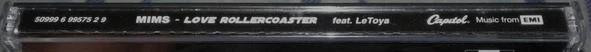 Mims Featuring Letoya - Love Rollercoaster (CD, Single, Promo) (Near Mint (NM or M-)) - Image 2