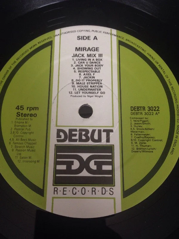 Mirage - Jack Mix III (12", P/Mixed) (Very Good Plus (VG+)) (Very Good Plus (VG+)) - Image 3