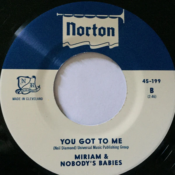 Miriam* & Nobody's Babies - Get The Message / You Got To Me (7") (Very Good Plus (VG+)) - Image 3