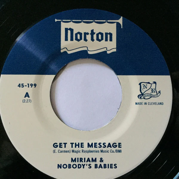 Miriam* & Nobody's Babies - Get The Message / You Got To Me (7") (Very Good Plus (VG+)) - Image 4