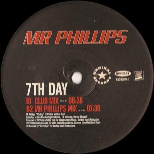 Mr Phillips* - 7th Day (12") (Very Good Plus (VG+)) - Image 4