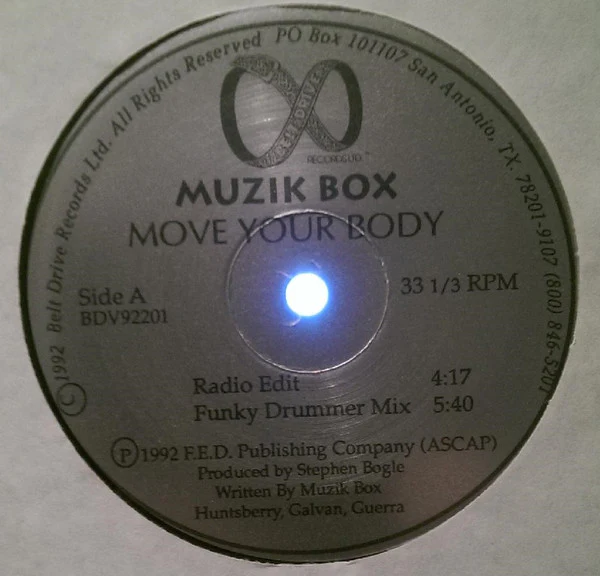 Muzik Box - Move Your Body (12") (Very Good Plus (VG+))
