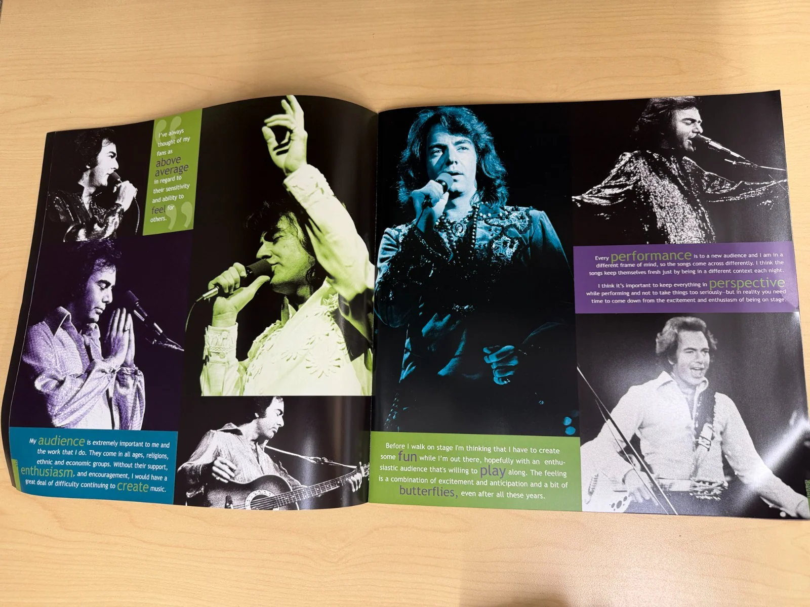 NEIL DIAMOND World Tour program 2001-2002 with original ticket stub - Image 5