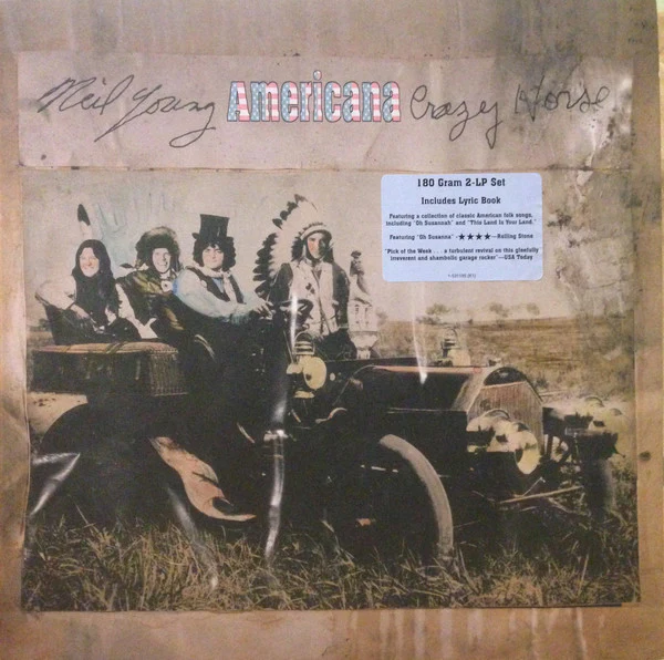 Neil Young With Crazy Horse - Americana (LP + LP, S/Sided, Etch + Album, 180) (Very Good Plus (VG+)) (Very Good Plus (VG+)) - Image 2