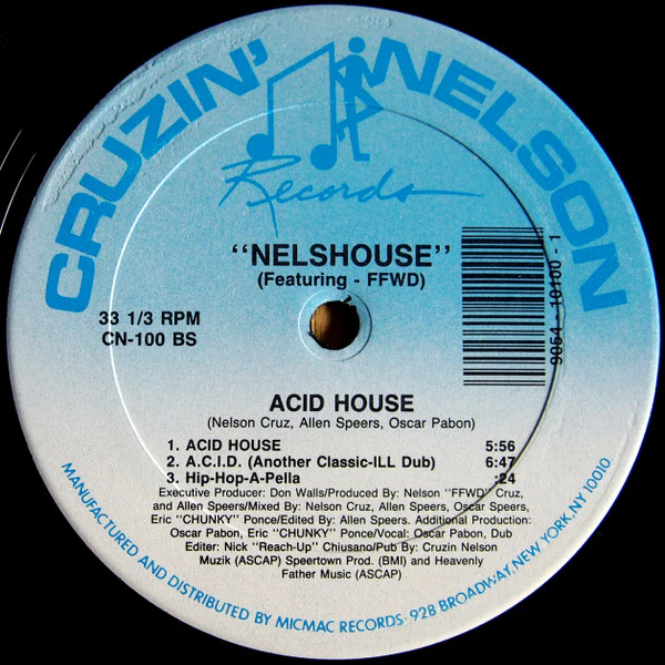 Nelshouse Featuring FFWD - House Jam (On My Block) / Acid House (12") (Very Good Plus (VG+)) (Very Good Plus (VG+))