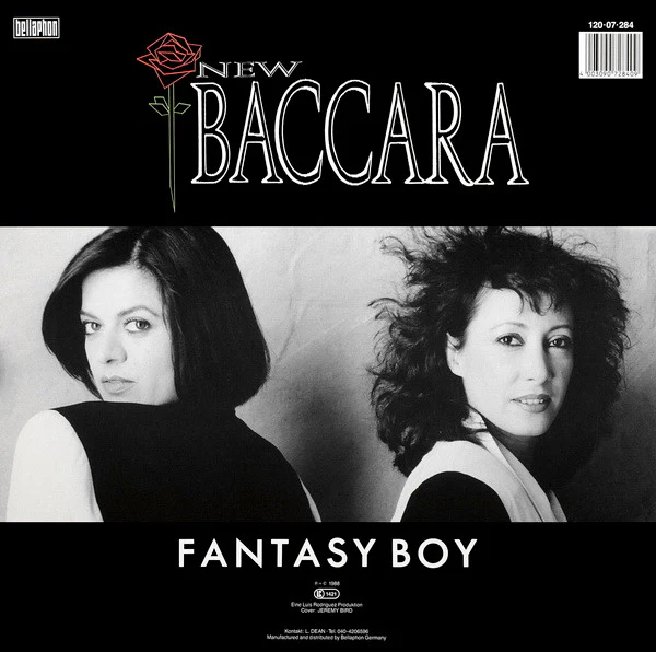 New Baccara - Fantasy Boy (Special Maxi Mix) (12", Maxi) (Near Mint (NM or M-)) - Image 2