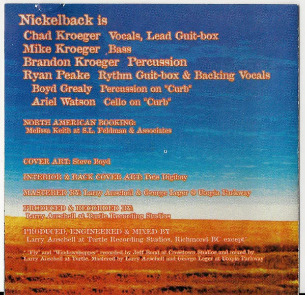 Nickelback - Curb (CD, Album, Unofficial) (Near Mint (NM or M-)) - Image 3