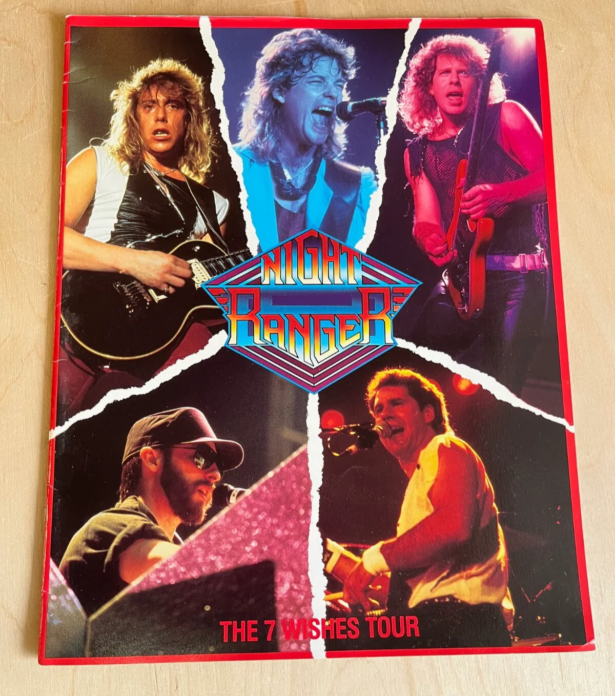 Night Ranger - The 7 Wishes Tour book (1985)