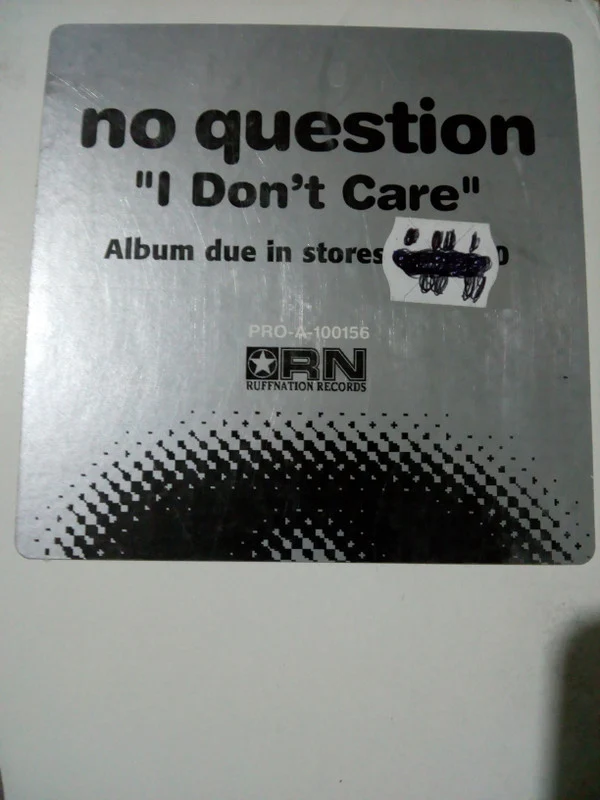 No Question - I Don't Care (12", Promo) (Very Good Plus (VG+)) - Image 4