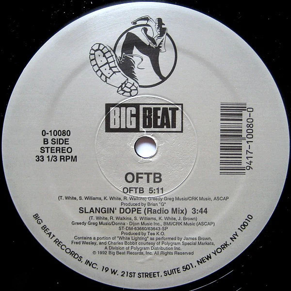 OFTB* - Slangin' Dope (12") (Very Good Plus (VG+)) - Image 4
