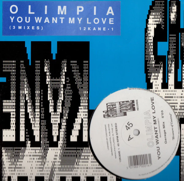Olimpia - You Want My Love (12") (Very Good Plus (VG+)) - Image 3