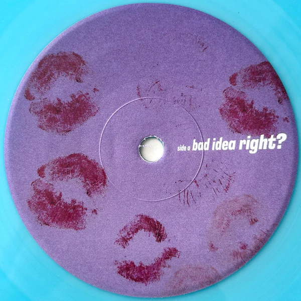 Olivia Rodrigo - Bad Idea Right? (7", Single, Ltd, RE, RP, Blu) (Very Good Plus (VG+)) (Very Good Plus (VG+)) - Image 3