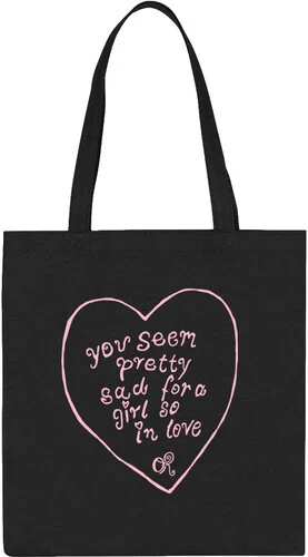 Olivia Rodrigo - Pretty Sad So In Love Mini Fashion Tote Black (Indie Store Exclusive)