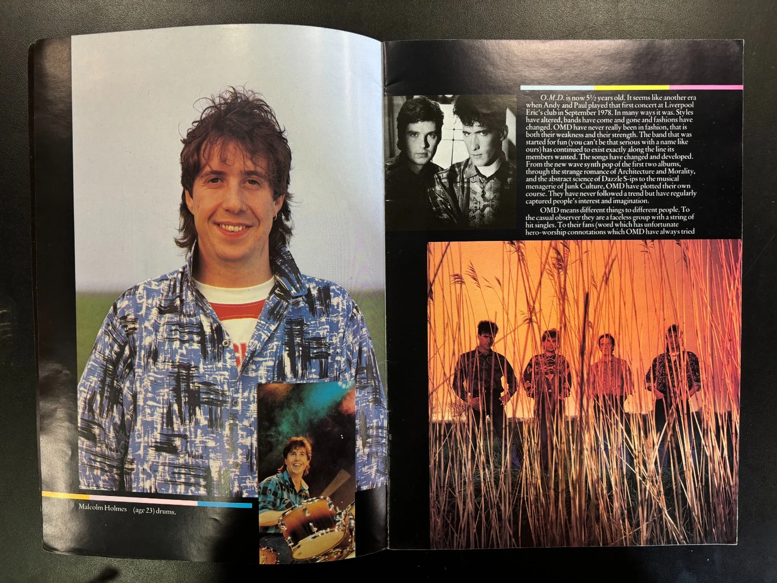 Orchestral Manoeuvres In The Dark Junk Culture Tour Programme 1984 - Image 3