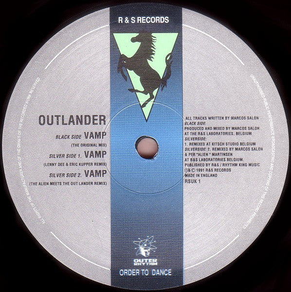 Outlander - Vamp (12", RP) (Very Good (VG)) - Image 2