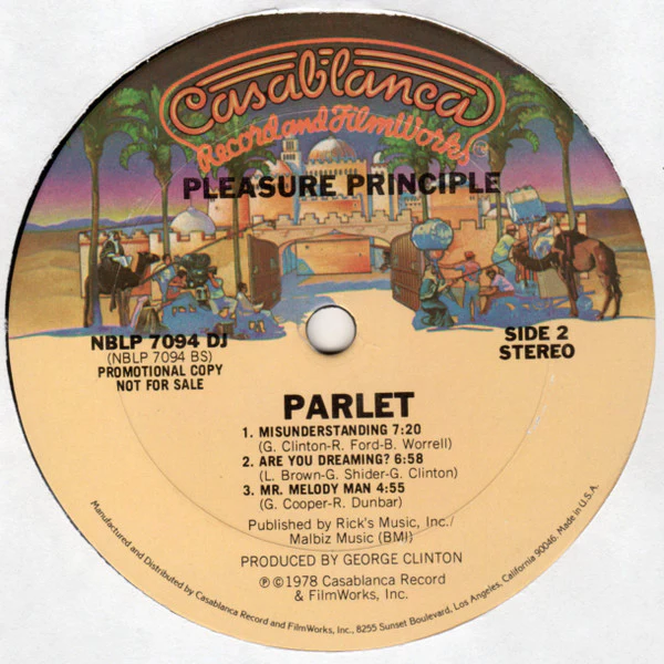 Parlet - Pleasure Principle (LP, Album, Promo, Pit) (Very Good Plus (VG+)) - Image 5