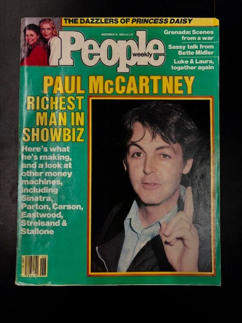 People Weekly Magazine: Paul McCartney Cover (Vol. 20, November 14, 1983)