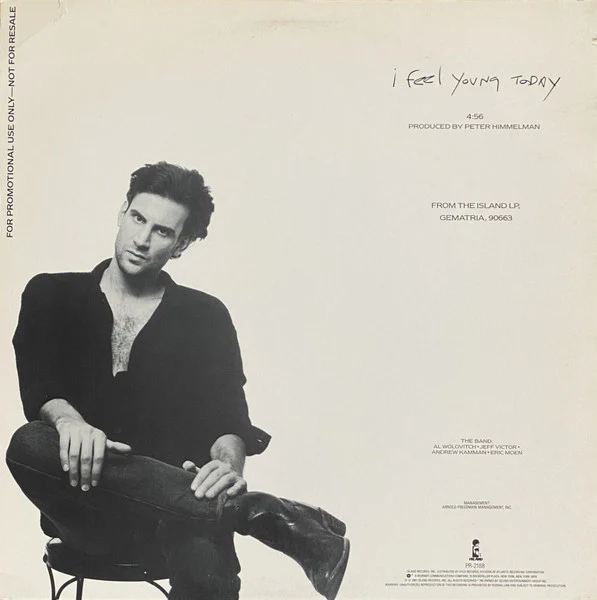 Peter Himmelman - I Feel Young Today (12", Promo) (Very Good Plus (VG+)) (Very Good (VG)) - Image 2