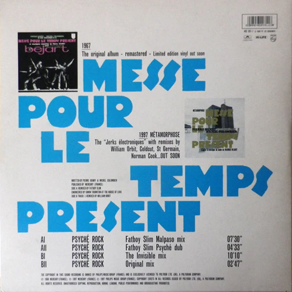 Pierre Henry, Michel Colombier - Psyché Rock (12", Single) (Very Good Plus (VG+)) - Image 2