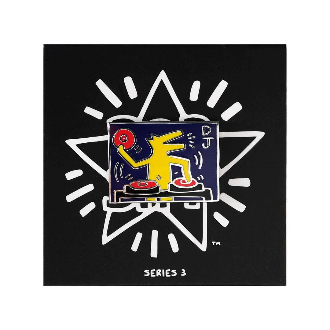 Keith Haring - POP SHOP - DJ Dog Pin