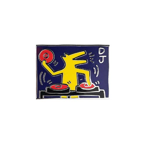 Keith Haring - POP SHOP - DJ Dog Pin - Image 3