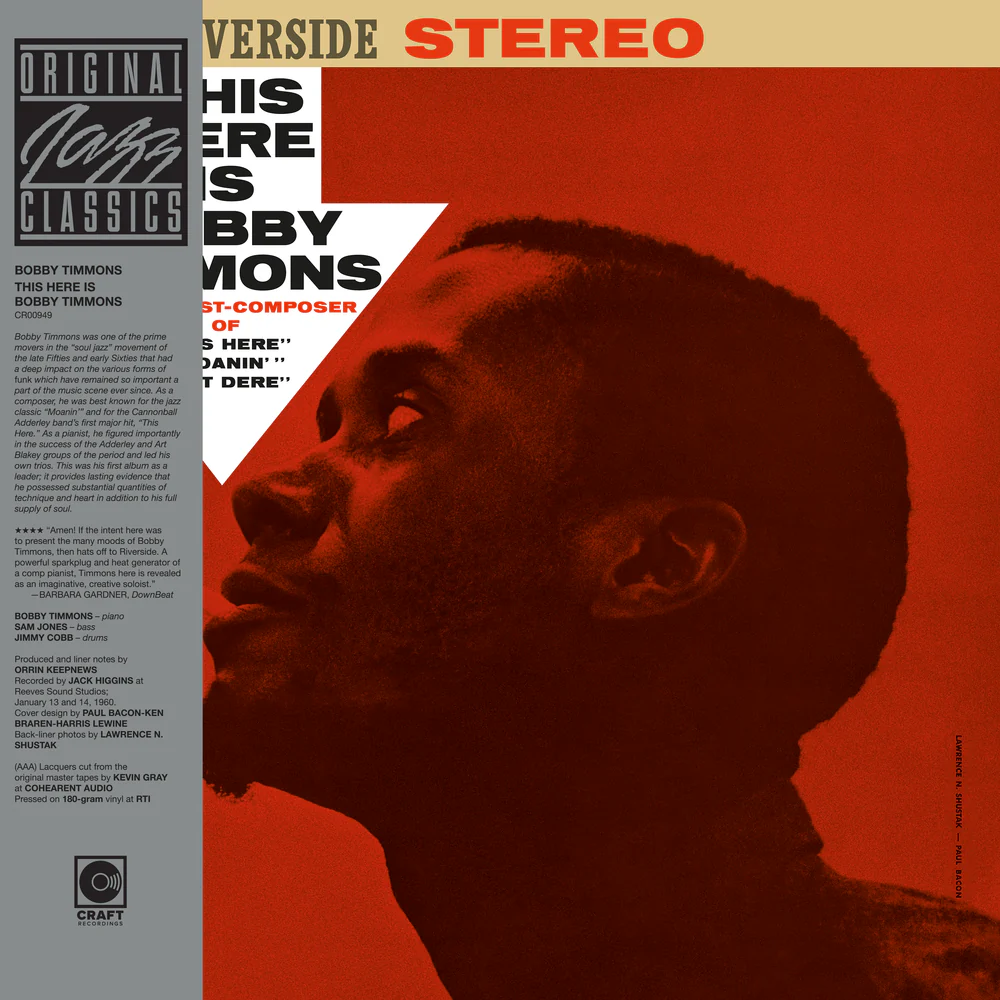 Bobby Timmons - This Here Is Bobby Timmons (Original Jazz Classics Series) (LP)