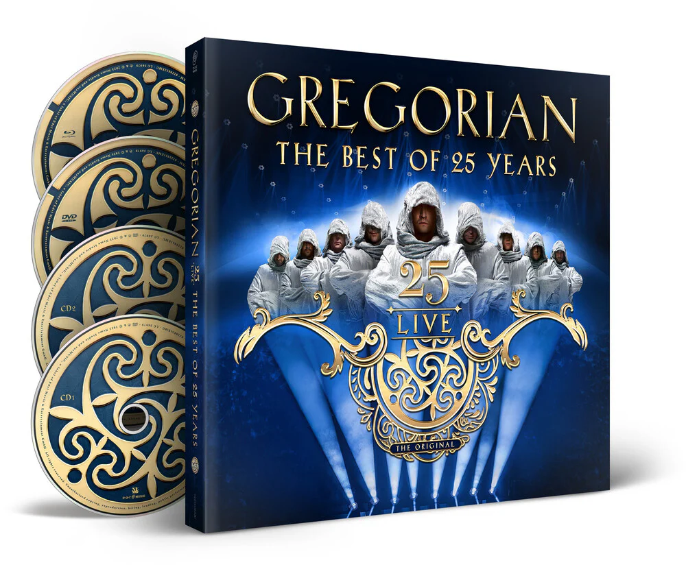 Gregorian - 25 Live: The Best Of 25 Years (Deluxe Earbook) (2 CD + DVD + Blu-Ray)