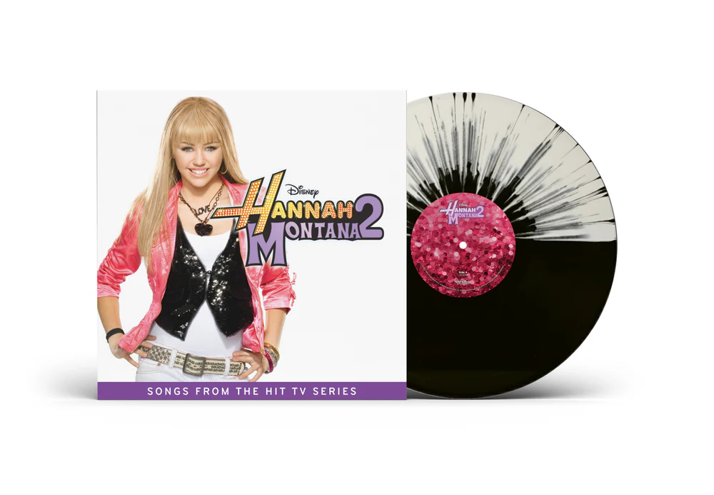 Hannah Montana - Hannah Montana 2 (Original Soundtrack) (Split Black/White Splatter)