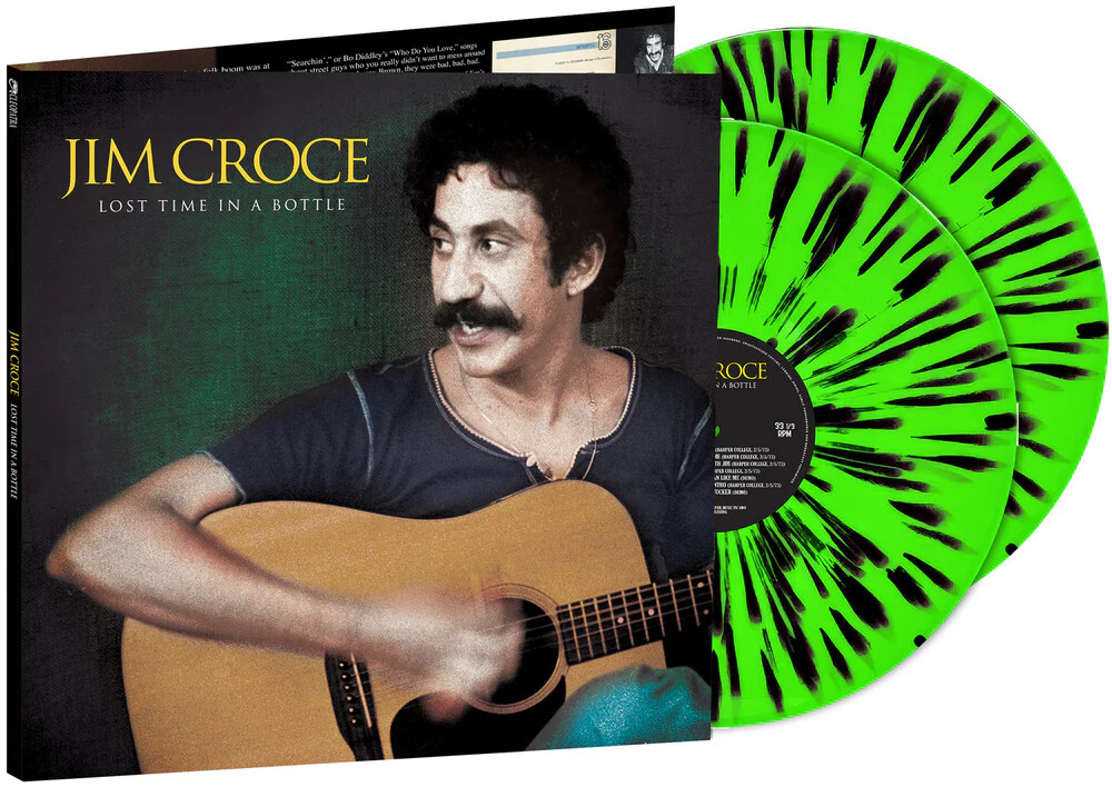 Jim Croce - Lost Time In A Bottle (Lime Green/Black Splatter)
