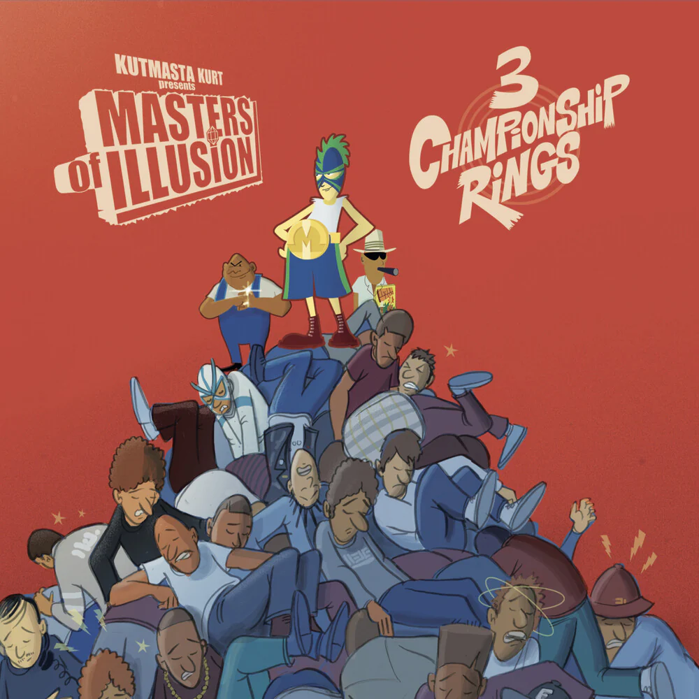 Kutmasta Kurt / Kool Keith / Motion Man - Masters of Illusion: 3 Championship Rings (7" Vinyl)
