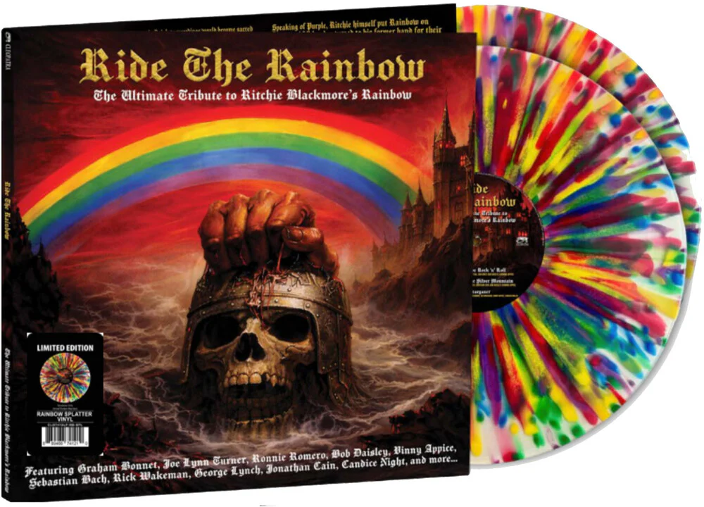 [PRE-ORDER] Various Artists - Ride The Rainbow - The Ultimate Tribute to Ritchie Blackmore's Rainbow (Rainbow Splatter)