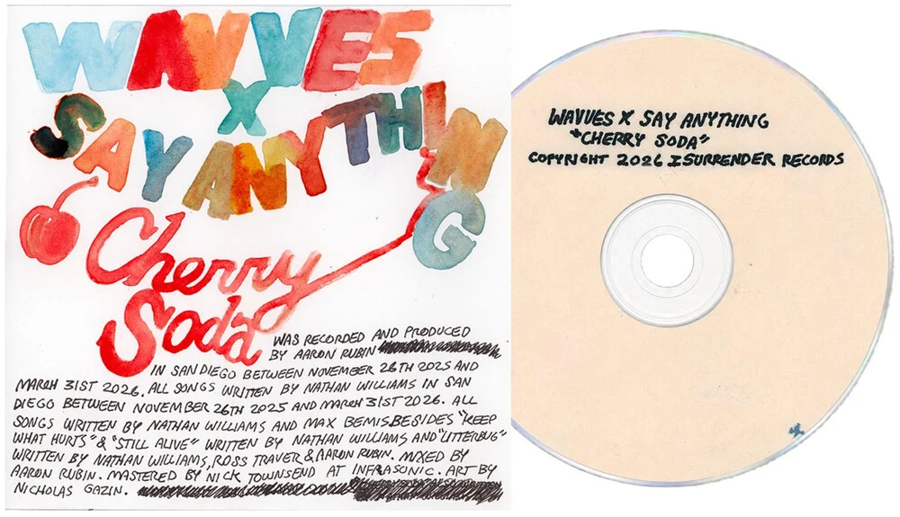 [PRE-ORDER] Wavves x Say Anything - Cherry Soda (CD)