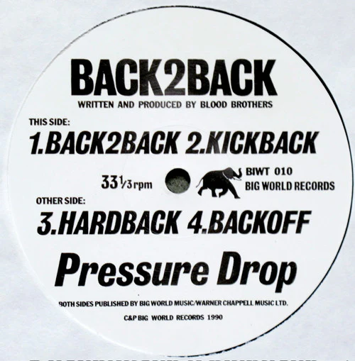 Pressure Drop - Back 2 Back (12") (Very Good Plus (VG+)) (Very Good Plus (VG+)) - Image 3