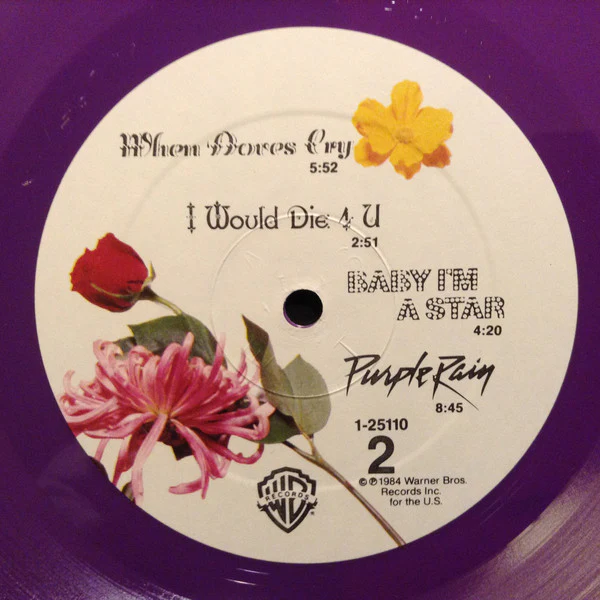 Prince And The Revolution - Purple Rain (LP, Album, Ltd, Pur) (Very Good Plus (VG+)) (Very Good Plus (VG+)) - Image 4
