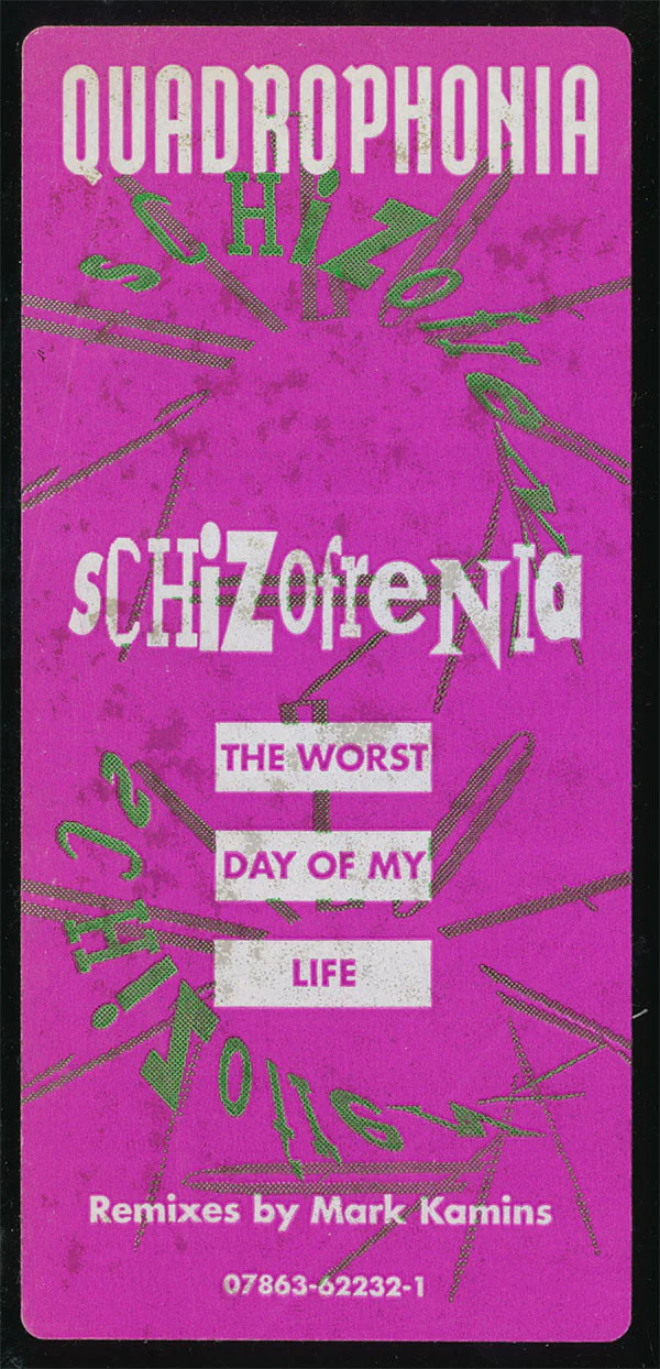 Quadrophonia - Schizofrenia - The Worst Day Of My Life (12", Maxi, Promo) (Very Good Plus (VG+)) - Image 4