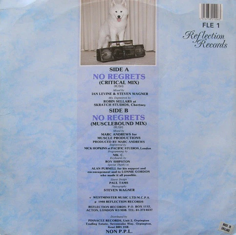 Quartzlock - No Regrets (12", M/Print) (Very Good Plus (VG+)) (Very Good Plus (VG+)) - Image 2
