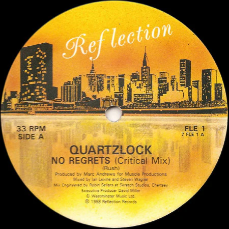 Quartzlock - No Regrets (12", M/Print) (Very Good Plus (VG+)) (Very Good Plus (VG+)) - Image 3