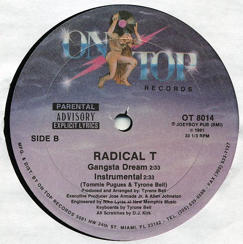 Radical T - Two Rapping Young Brothers (12") (Very Good Plus (VG+)) - Image 2