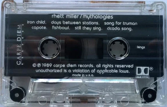 Rhett Miller - Mythologies (Cass, Album) (Near Mint (NM or M-)) - Image 2