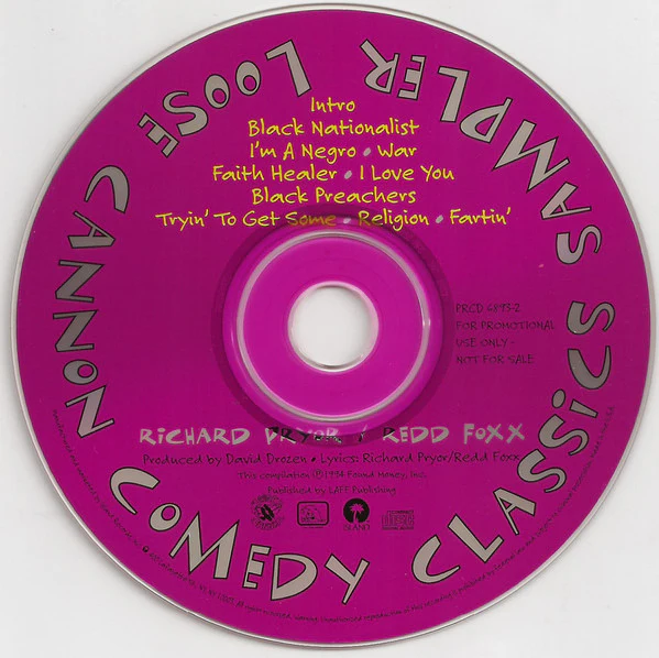 Richard Pryor & Redd Foxx - Comedy Classics Sampler (CD, Promo, Smplr) (Near Mint (NM or M-)) - Image 3