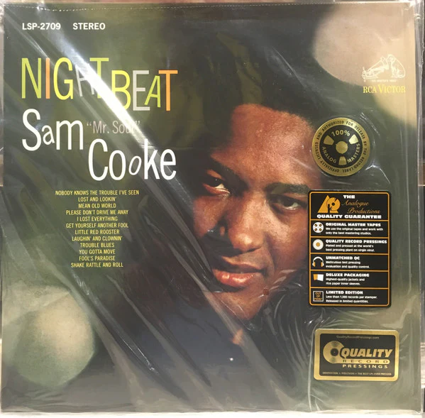 Sam Cooke - Night Beat (2xLP, Album, RE, RTI) (Very Good Plus (VG+)) (Very Good Plus (VG+))