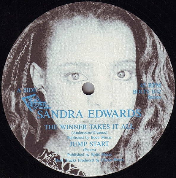 Sandra Edwards - The Winner Takes It All (12", Single) (Very Good Plus (VG+)) - Image 3