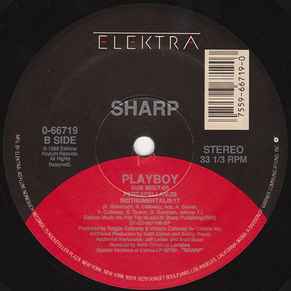 Sharp - Playboy (12", Single) (Very Good Plus (VG+)) - Image 2