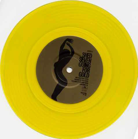 Shed Seven - Going For Gold (7", Single, Ltd, Num, Yel) (Near Mint (NM or M-)) - Image 5