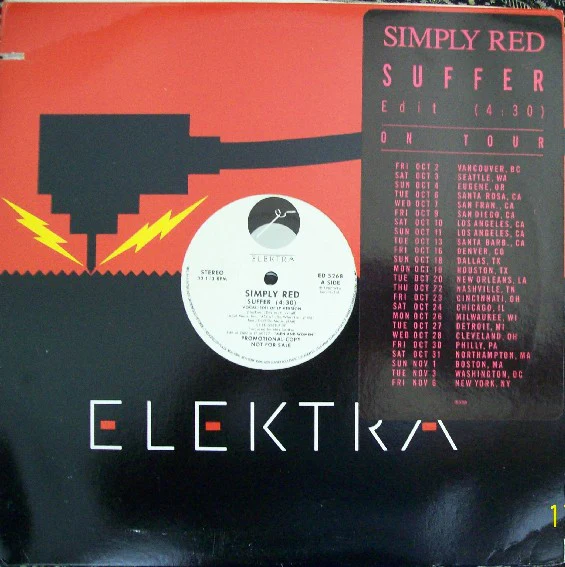 Simply Red - Suffer (12", Promo) (Very Good Plus (VG+))