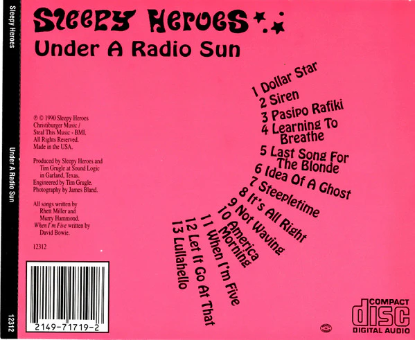Sleepy Heroes - Under A Radio Sun (CD, Album) (Very Good Plus (VG+)) - Image 4