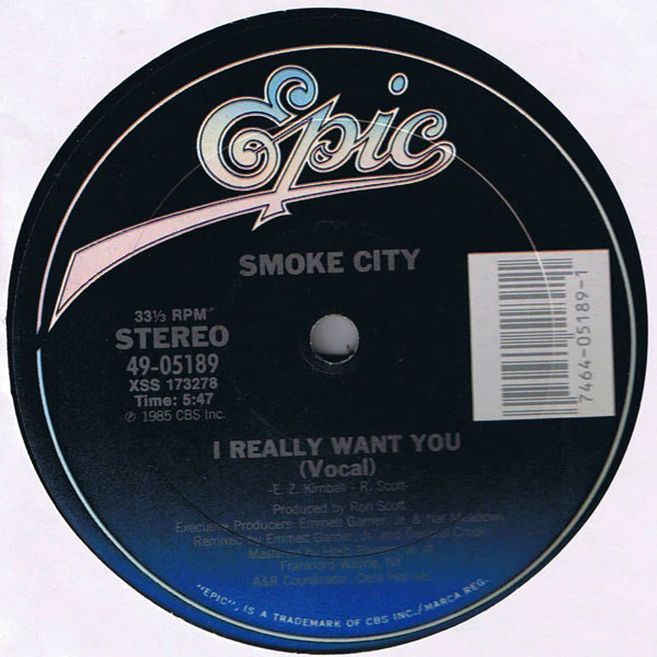 Smoke City - I Really Want You (12") (Very Good Plus (VG+))