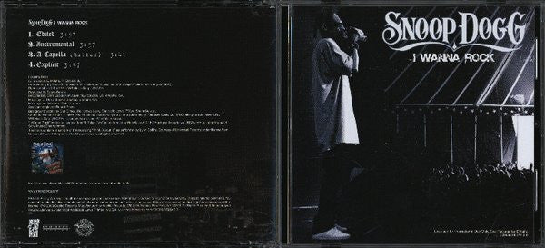 Snoop Dogg - I Wanna Rock (CD, Single, Promo) (Near Mint (NM or M-)) - Image 3
